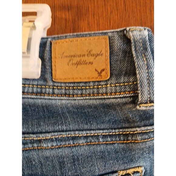 American Eagle Original Boot Womens Stretch Jeans Sz 12 Regular Medium Wash - Picture 12 of 16